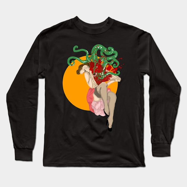 Facade Long Sleeve T-Shirt by crowjandesigns